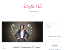 Tablet Screenshot of bloggirl.us